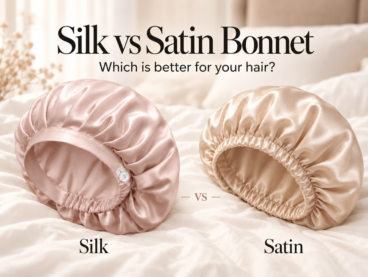 Silk vs Satin Bonnet: What’s the Difference and Which Is Better for Hair?