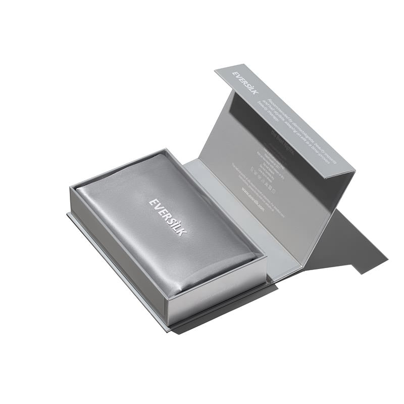 EVERSILK Pillowcase - Silver - EVERSILK.co.uk