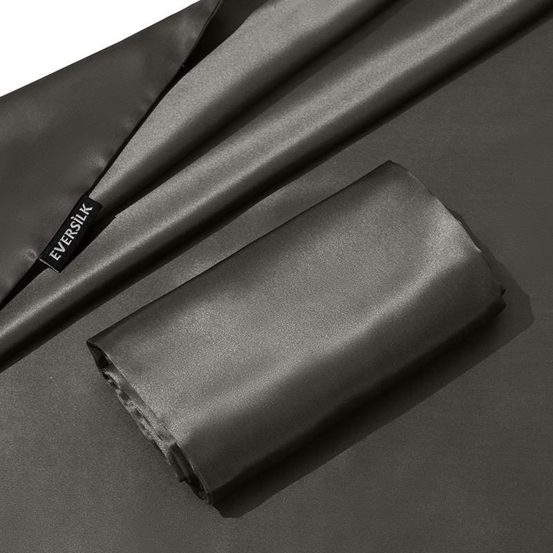 Pillowcase - Dark Grey - Queen - EVERSILK.co.uk