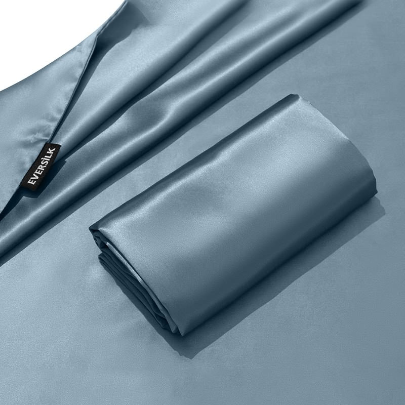 Pillowcase - Haze Blue - King - EVERSILK.co.uk
