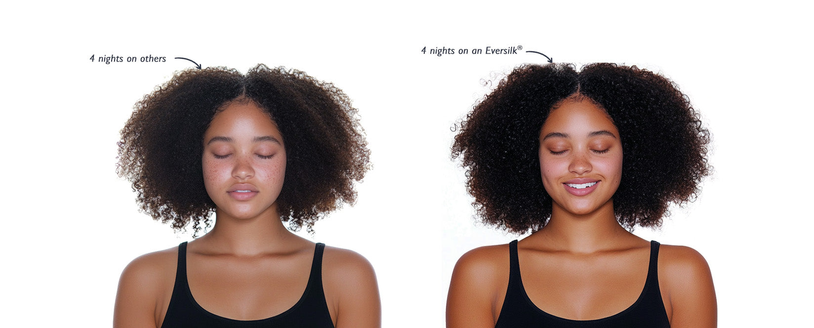 EVERSILK Benefits Before and After