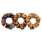 EVERSIL Scrunchies - Chocolate, Copper, Leather Brown