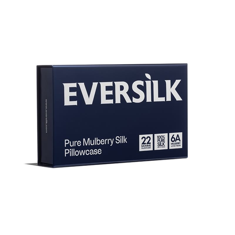 EVERSILK Pillowcase - Navy - EVERSILK.co.uk