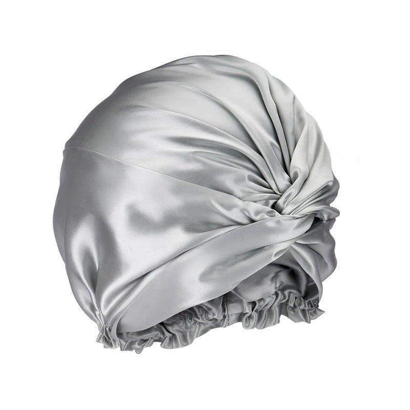 EVERSILK Turban - Silver - EVERSILK.co.uk