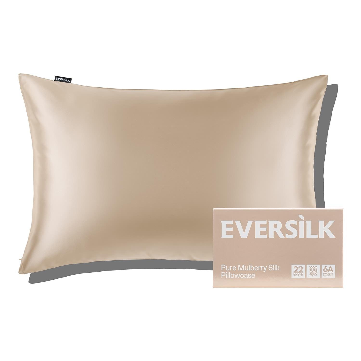 Pillowcase - Champagne - Queen - EVERSILK.co.uk